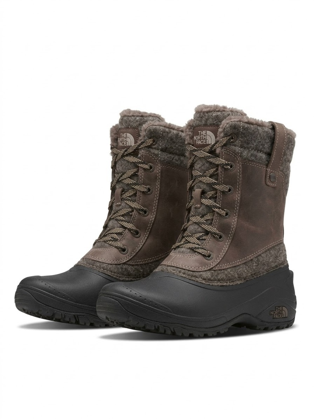 The North Face Shellista III Mid Winter Boots 8 Brown Gorpcore Apres Ski